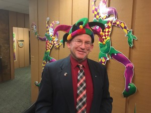 Judge Brad Newman at the 2017 Mardi Gras FunRaiser